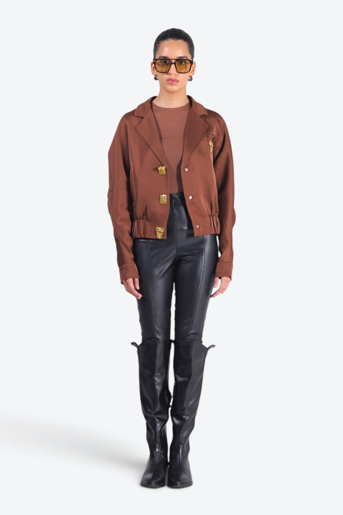 Bijoux Jacket Brown