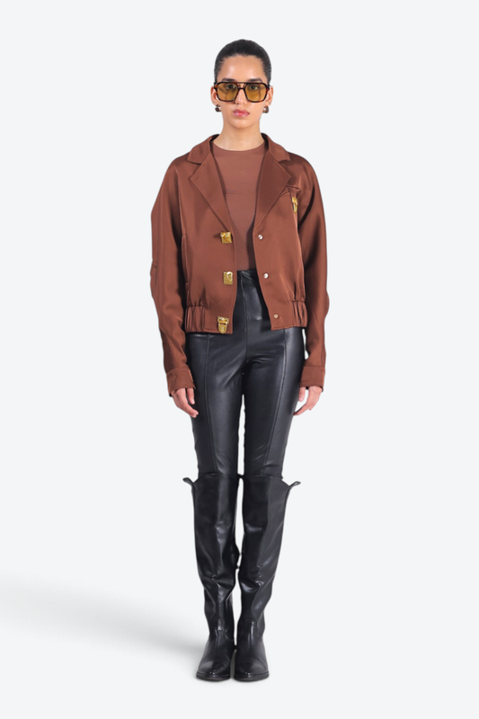 Bijoux Jacket Brown