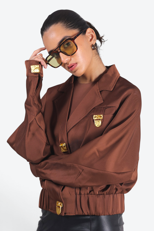 Bijoux Jacket Brown