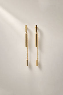 CHAIN BAR DROP EARRINGS