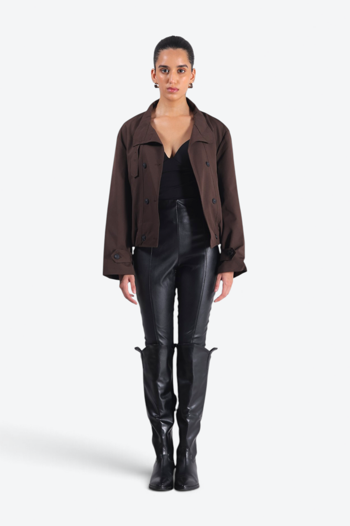 Espresso utility jacket