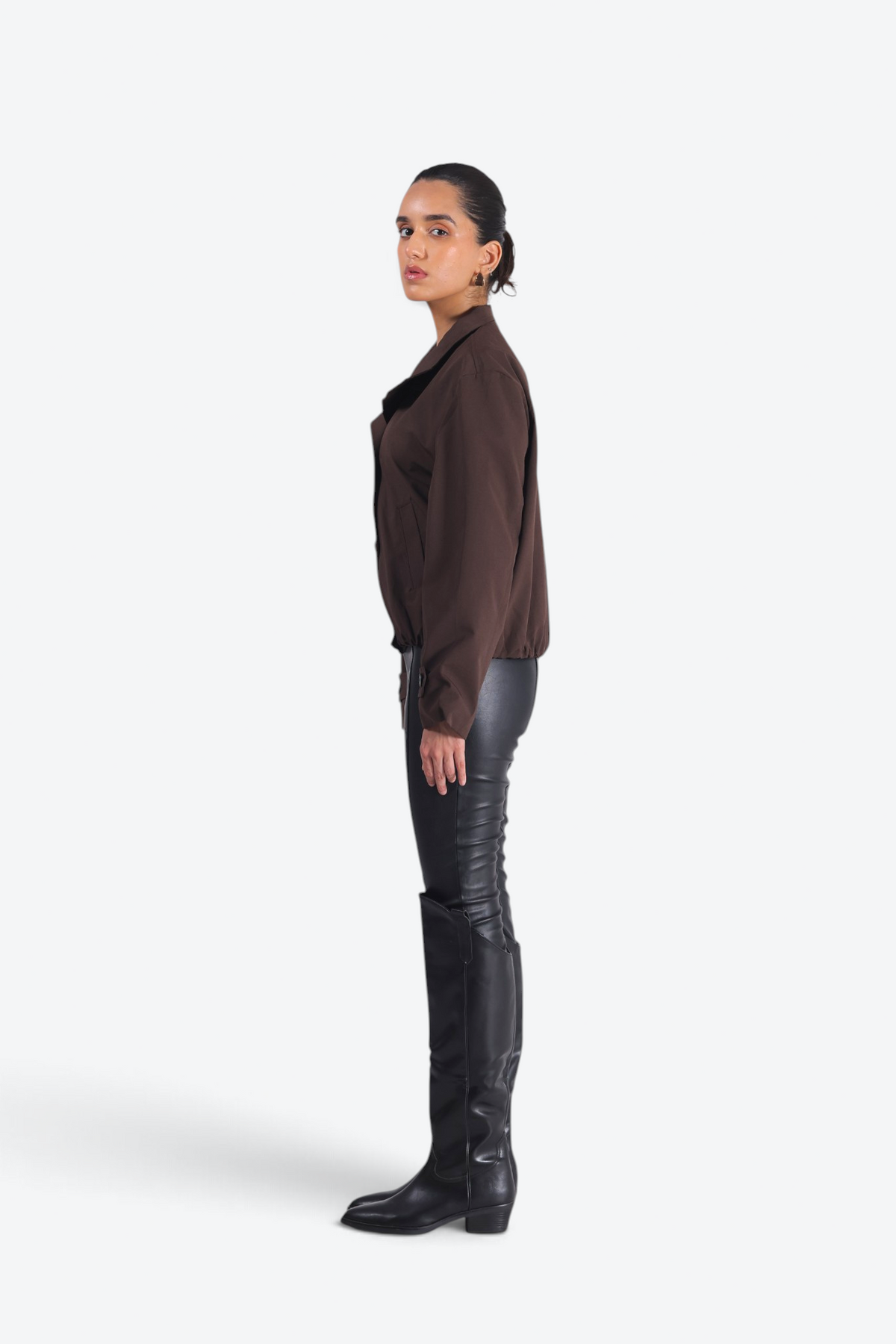 Espresso utility jacket