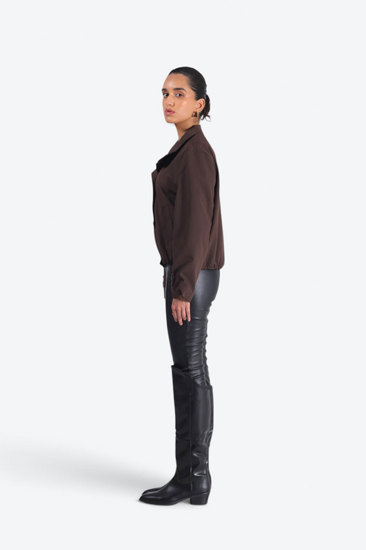 Espresso utility jacket