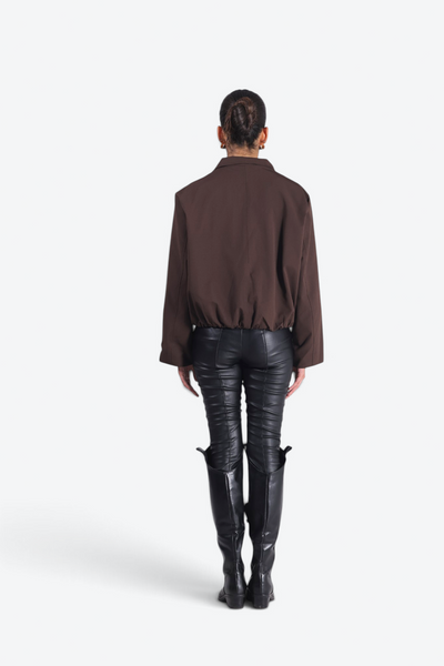 Espresso utility jacket