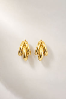 GOLD CASCADE HOOPS