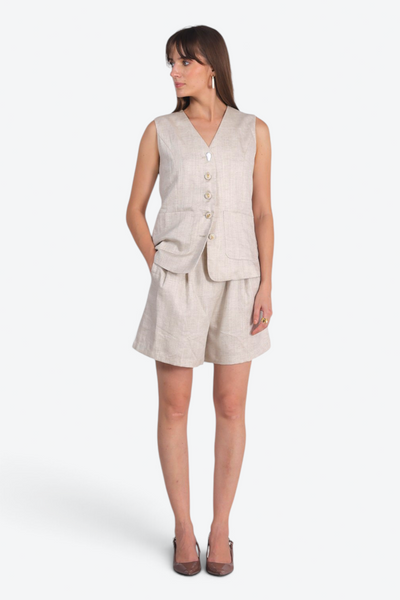 Key Detail Vest & shorts set