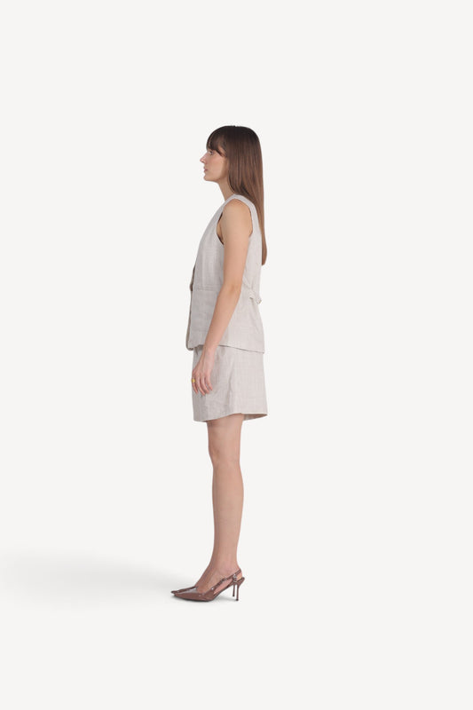 Key Detail Vest & shorts set