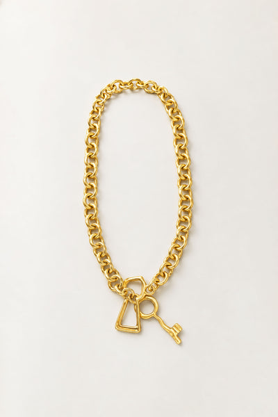 LOCK & KEY NECKLACE