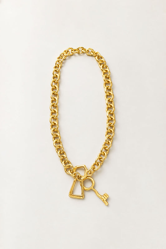 LOCK & KEY NECKLACE