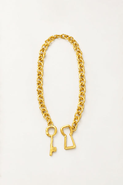 LOCK & KEY NECKLACE