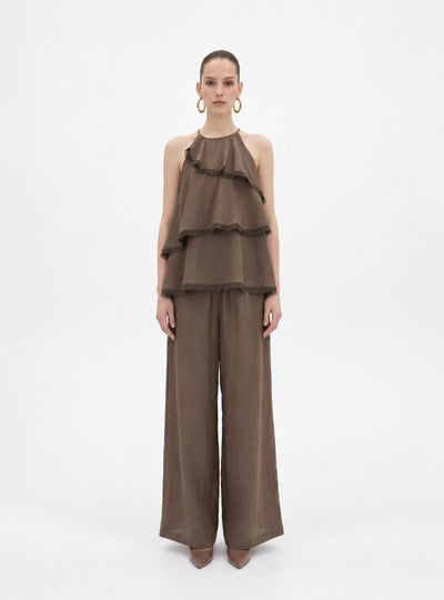 Mocha Layered co-ord set