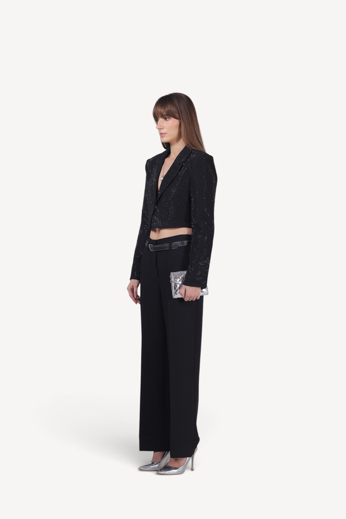 Noir Rhinestone Jacket