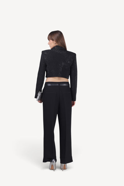 Noir Rhinestone Jacket