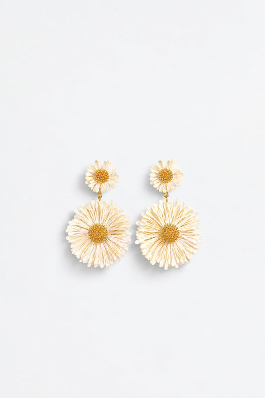 OVERSIZE DIASY EARRINGS