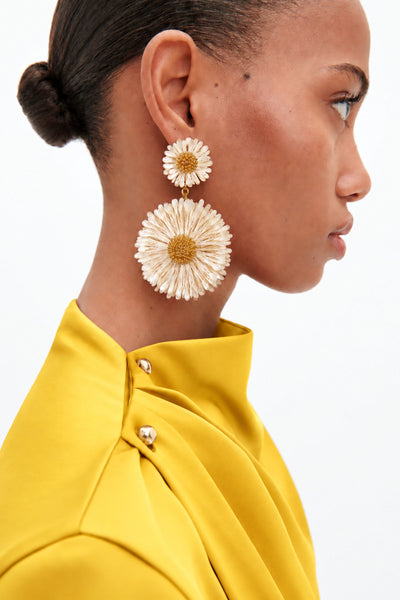 OVERSIZE DIASY EARRINGS