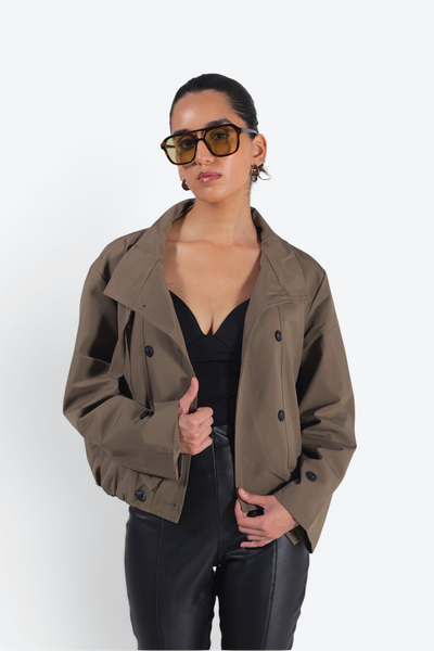 Olive utility jacket
