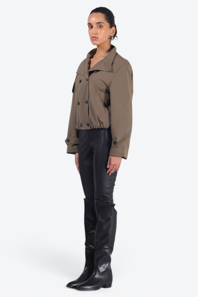 Olive utility jacket