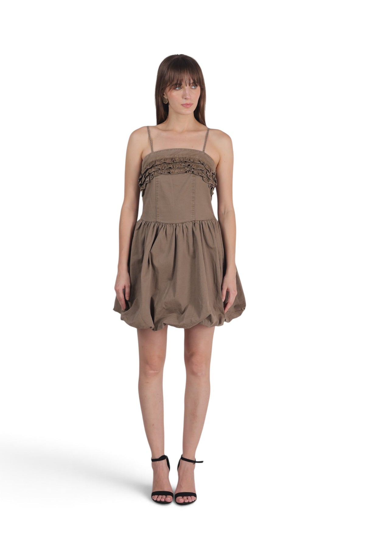 Ruched Corset Bubble Dress