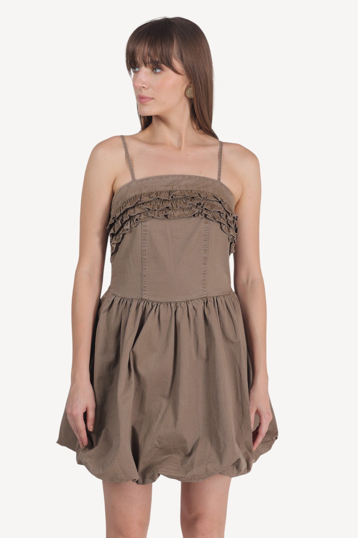 Ruched Corset Bubble Dress