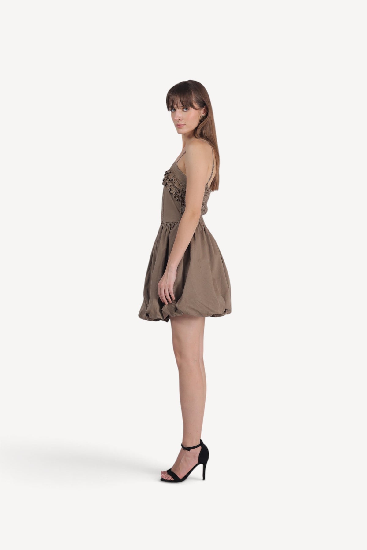 Ruched Corset Bubble Dress