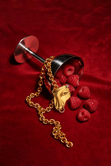 SCULPTED EYE CHAIN NECKLACE