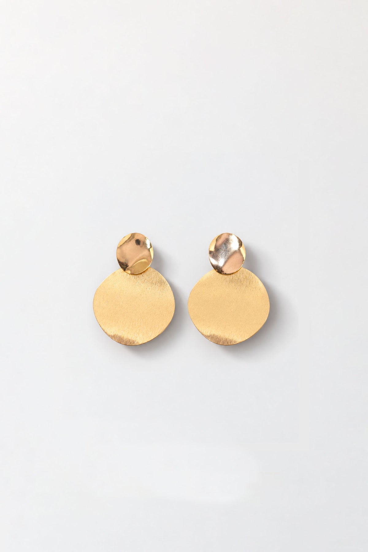 SIENNA SCULPTURAL GOLD EARRINGS